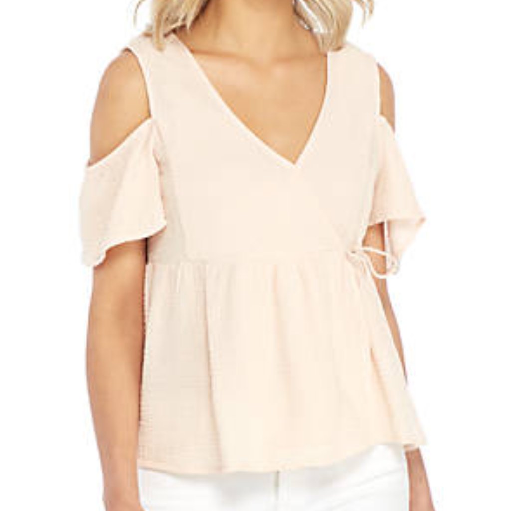 Lucky Brand Tie Front Top